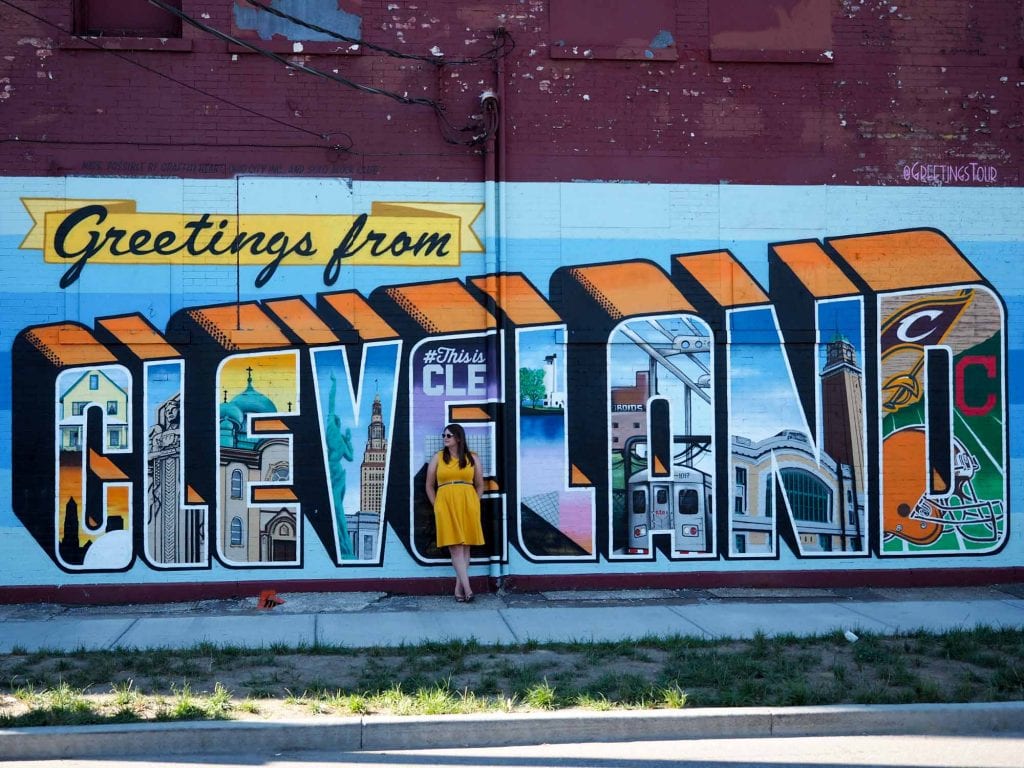 Cleveland mural in Ohio City