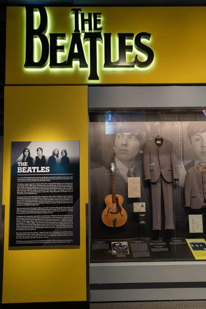 Rock and Roll Hall of Fame exhibit Beatles