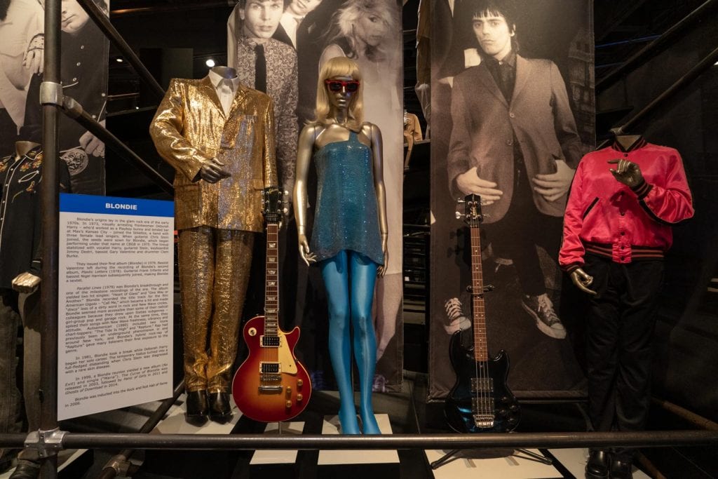 Rock and Roll Hall of Fame exhibit Blondie