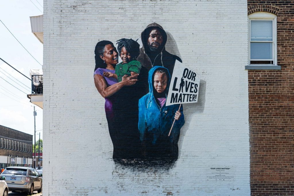 Our Lives Matter mural