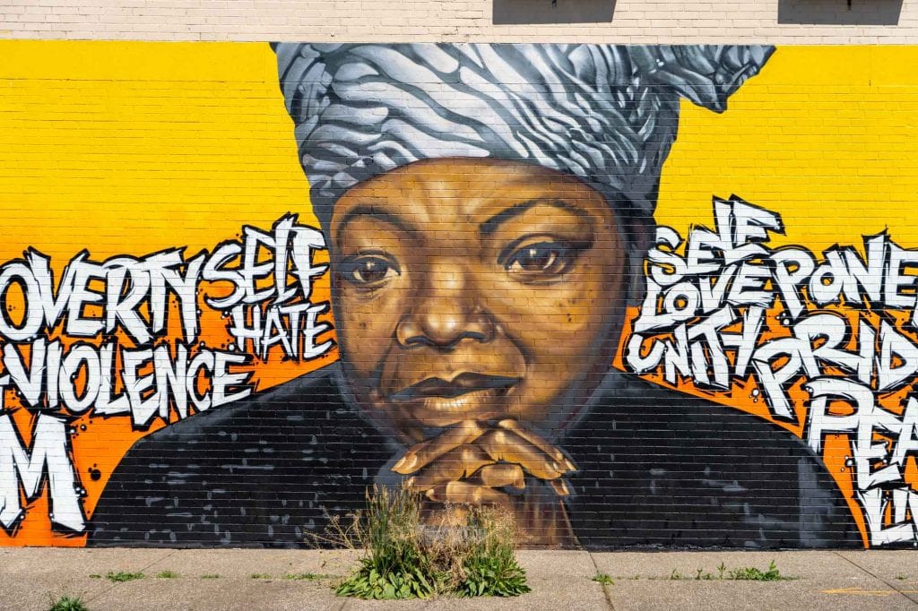 Maya Angelou mural
