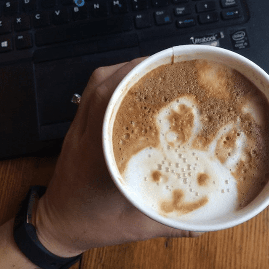 Bunny latte art at Civilization
