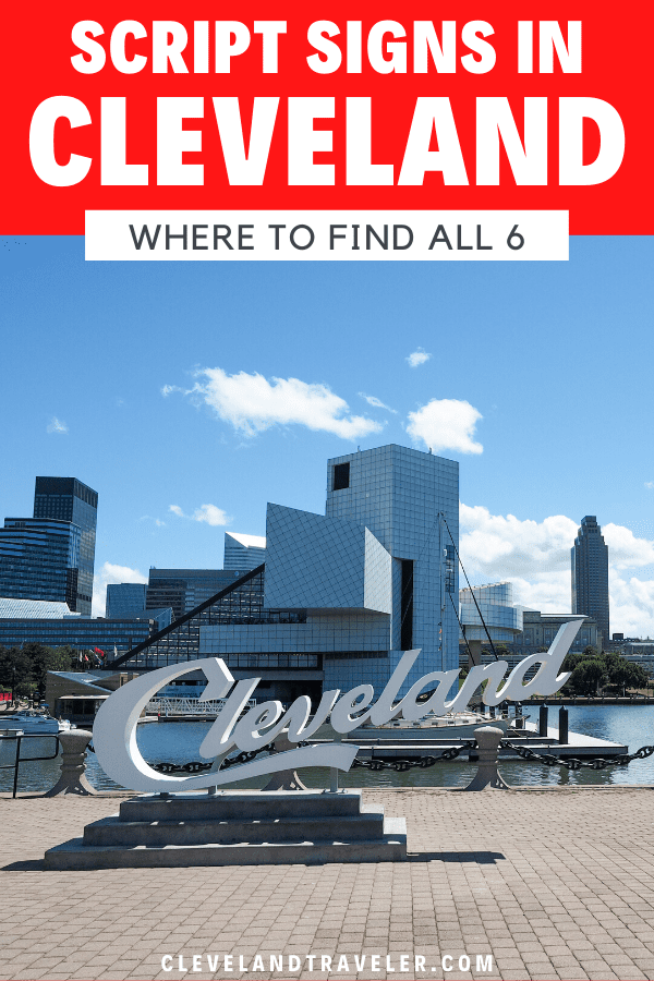 Where to find the Cleveland script signs