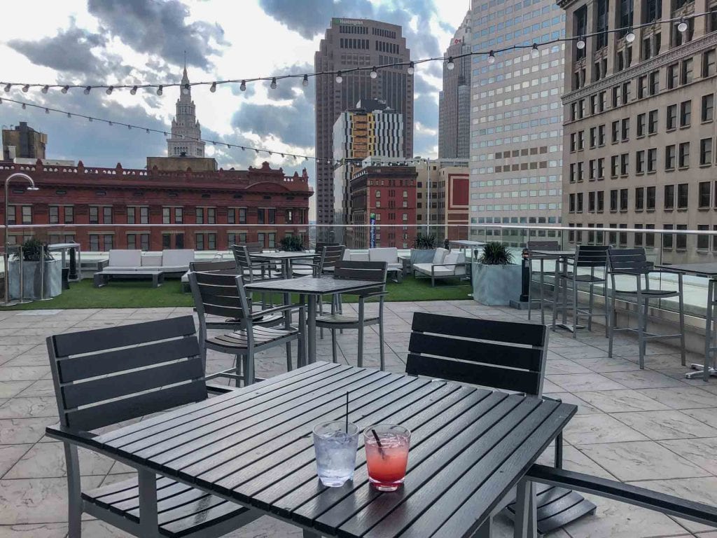 Azure Rooftop Lounge in Cleveland