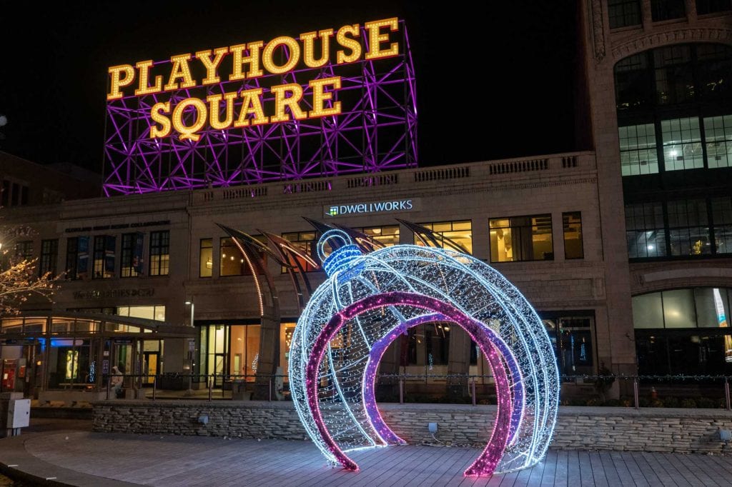 Playhouse Square Christmas bulb
