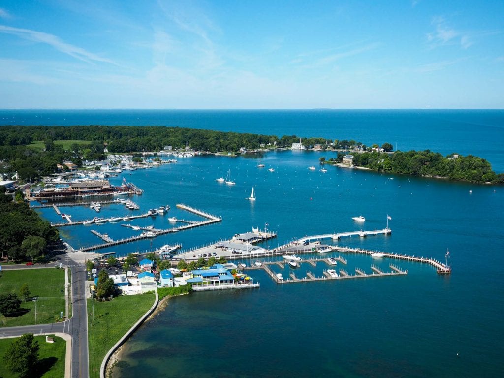 Put-in-Bay from above