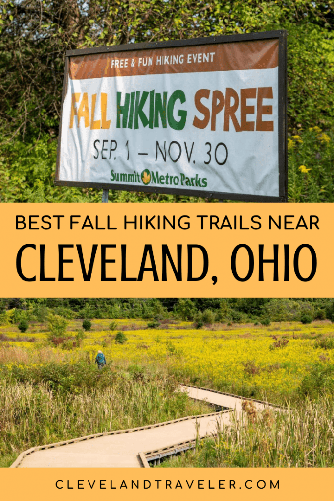 Fall hiking trails near Cleveland