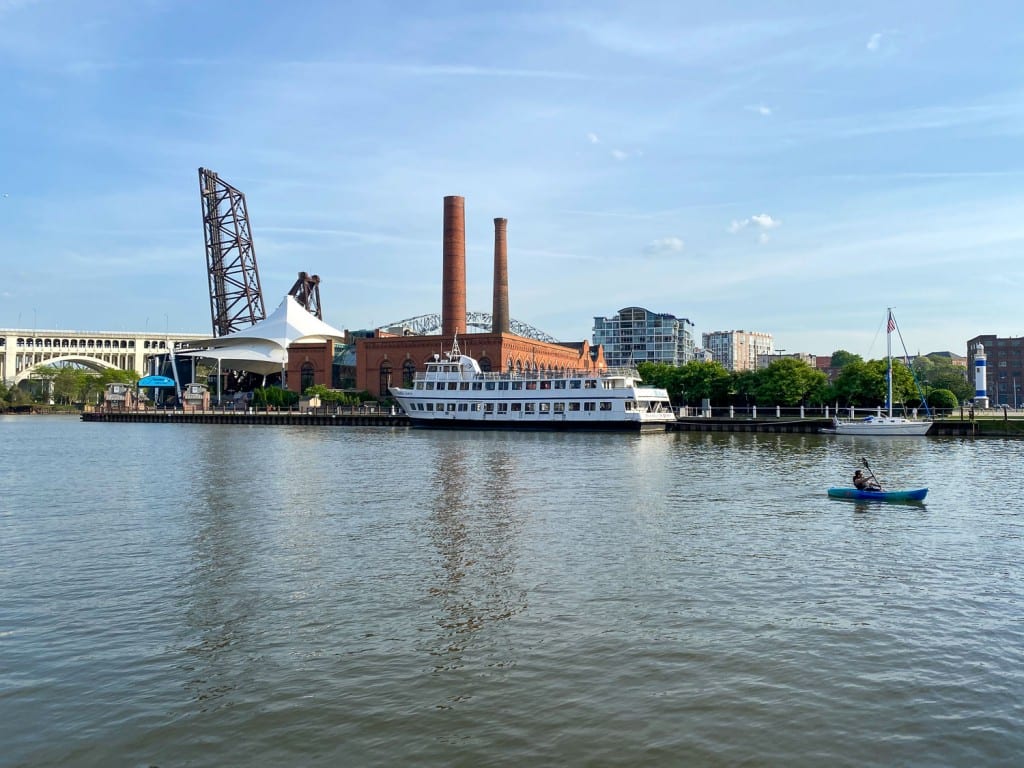Nautica Queen on the Cuyahoga River