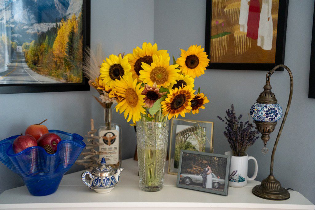 U-pick sunflower bouquet