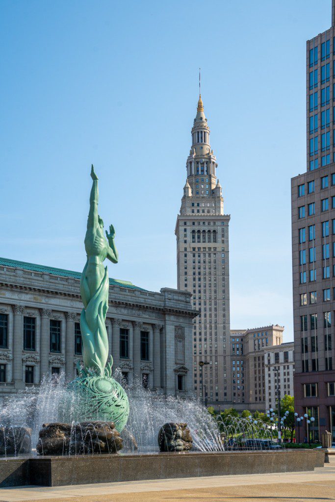 Fountain of Eternal Life and Terminal Tower