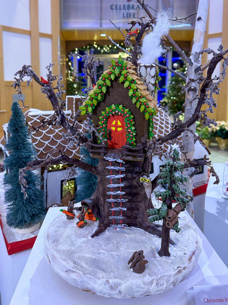 Gingerbread treehouse at Twinkle in the 216