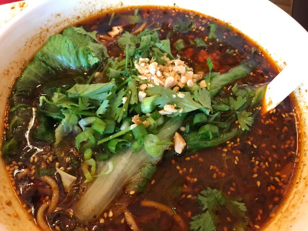 Spicy soup at LJ Shanghai